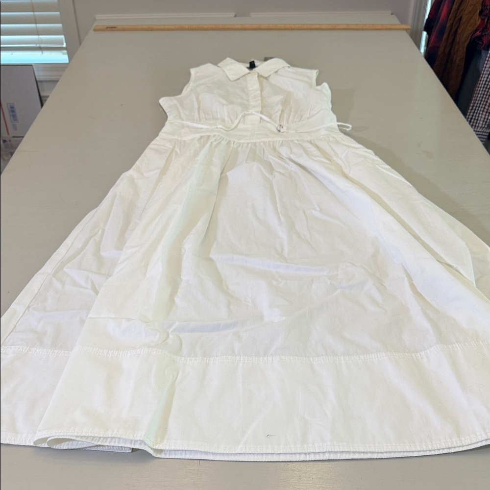 J. Crew Fitted-waist shirtdress in cotton poplin Size 0 - Picture 4 of 9